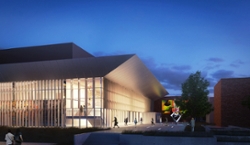architectural render of Grossmont College PVAC