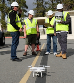 Drone technoklogy students at Grossmont College