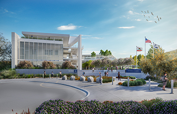 student services building rendering
